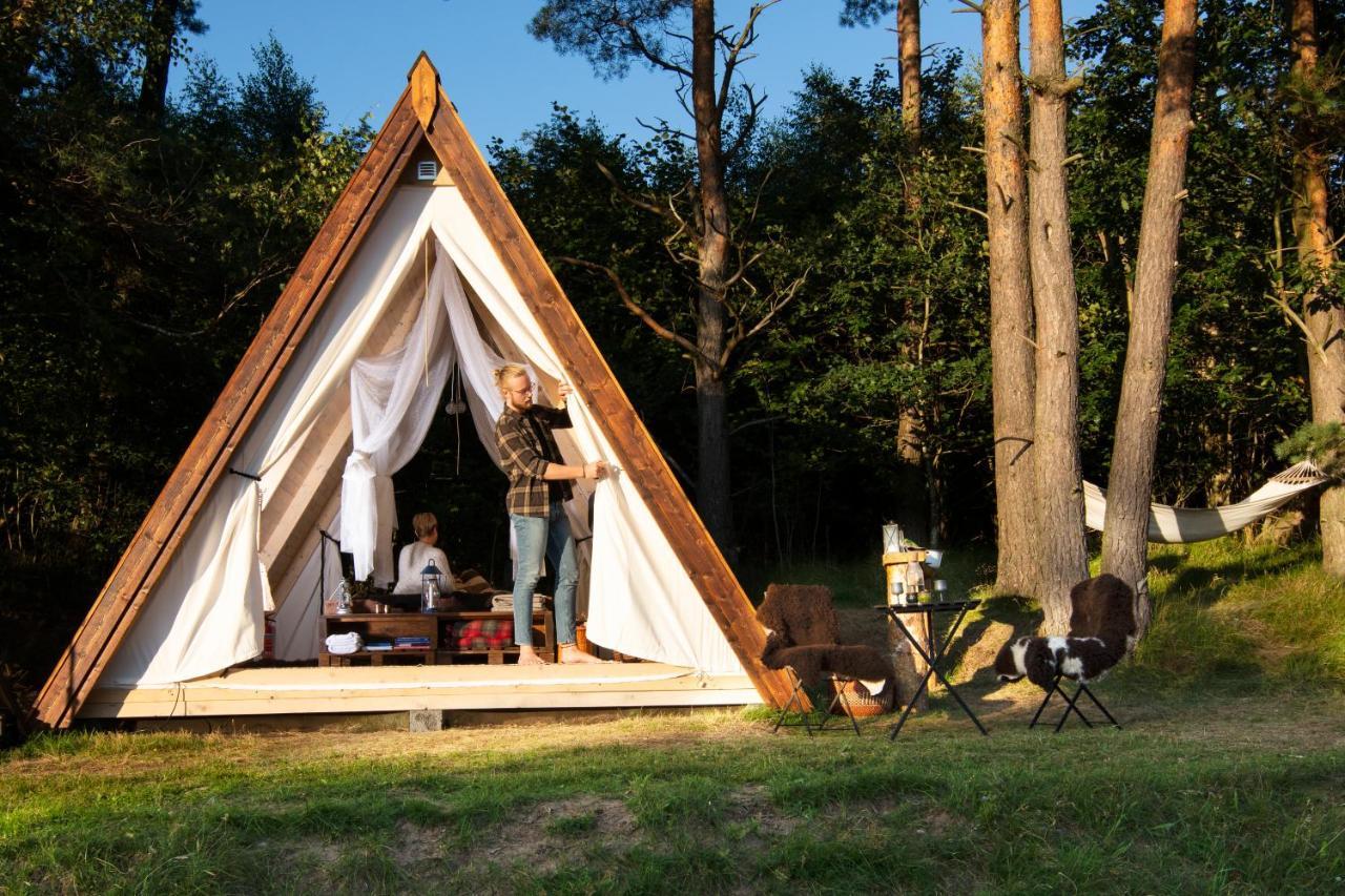 Sandfallet Glamping Laholm Eksteriør bilde