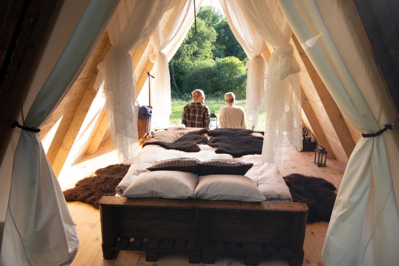 Sandfallet Glamping Laholm Eksteriør bilde