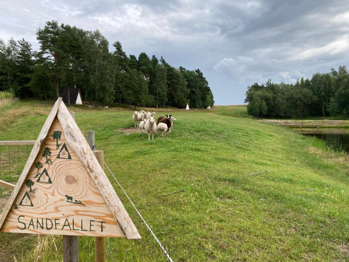 Sandfallet Glamping Laholm Eksteriør bilde